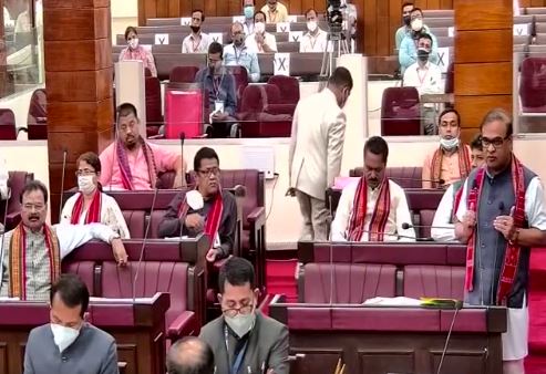 Assam CM discusses about Birth Control at Assam Assembly Budget Session