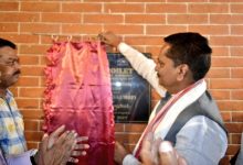 Public Toilet inaugurated by Ashok Singhal in Ganeshguri