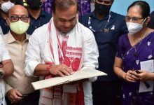 Himanta Biswa Sarma in Balya Bhawan
