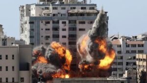 Israeli missile strikes residential building in Syria's Damascus, kills 15