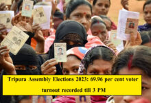 Tripura Assembly Elections 2023: 69.96 per cent voter turnout recorded till 3 PM