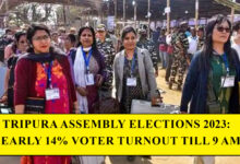 Tripura assembly elections 2023: Nearly 14% voter turnout till 9 am