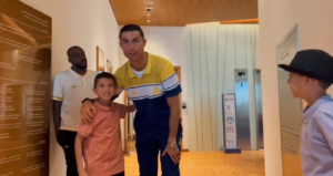 CR7 hugs 10-year-old boy who lost his father in Turkey-Syria earthquake