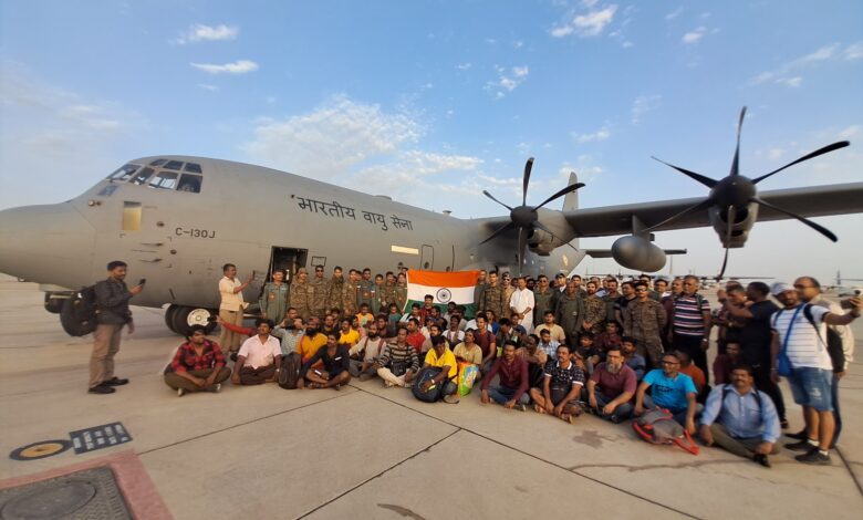 ‘How’s the Josh’, 12th batch of IAF C-130J with 135 stranded Indians arrived Jeddah amid crisis hit Sudan