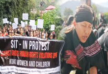 Kuki Women Organization for Human Rights (KWOHR) organizes a massive rally with 3 charters of demand