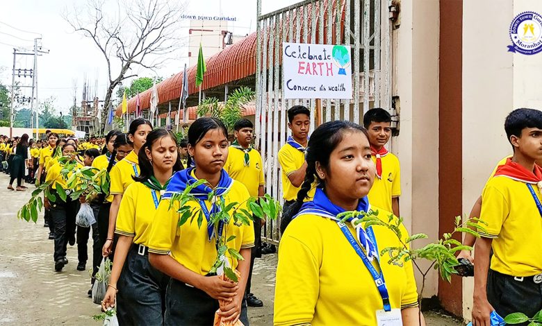 Down Town Gurukul Moranhat Celebrates World Environment Day
