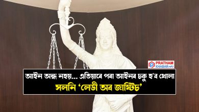 আইন অন্ধ নহয়! এতিয়াৰে পৰা আইনৰ চকু হ'ব খোলা.... সলনি ‘লেডী অব জাষ্টিচ’